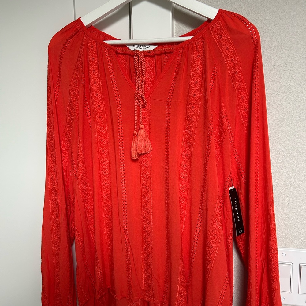 Liverpool Women's Red Blouse